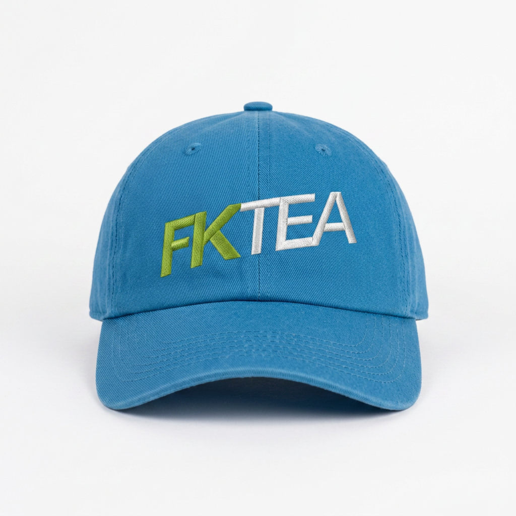 FKTea Cool Dad hat in Sky Blue