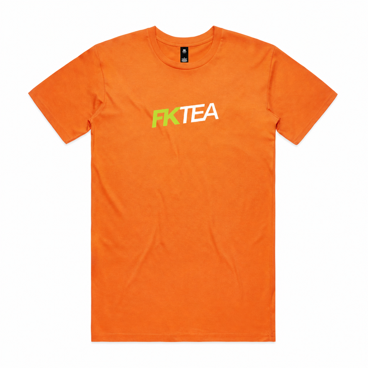 FKTea Slant Logo Orange mockup
