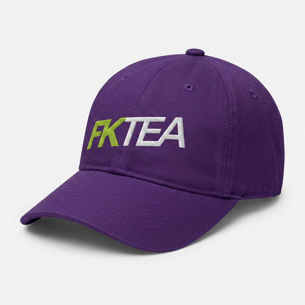 FKTea Cool Dad hat in Purple