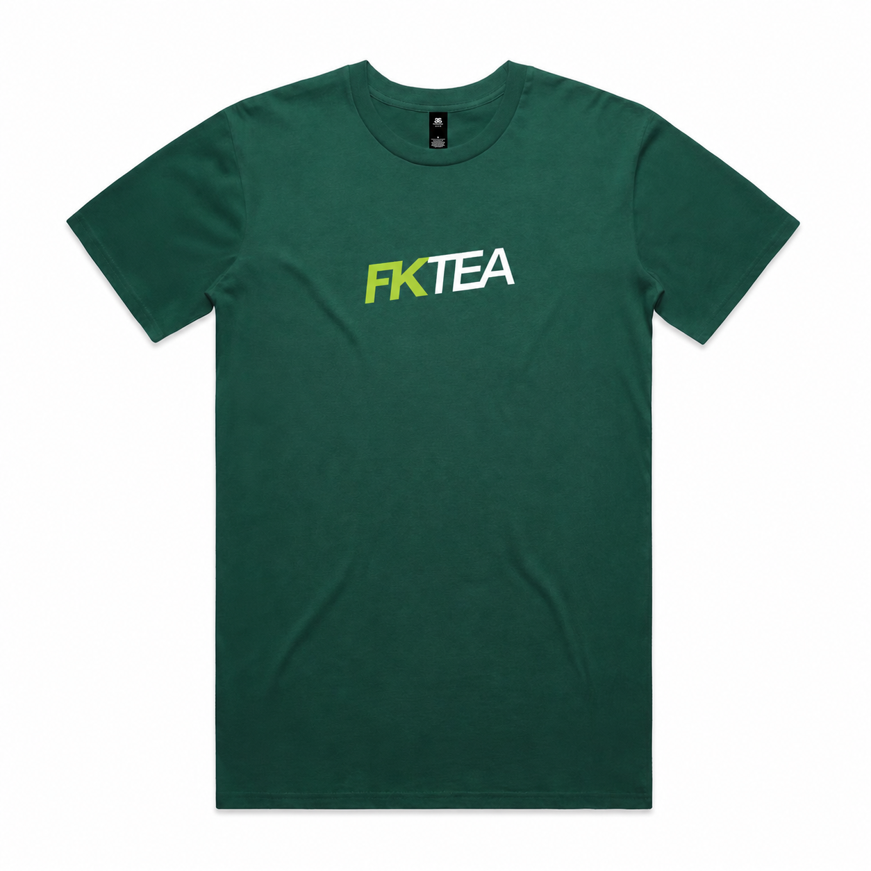 FKTea Slant Logo Jade mockup
