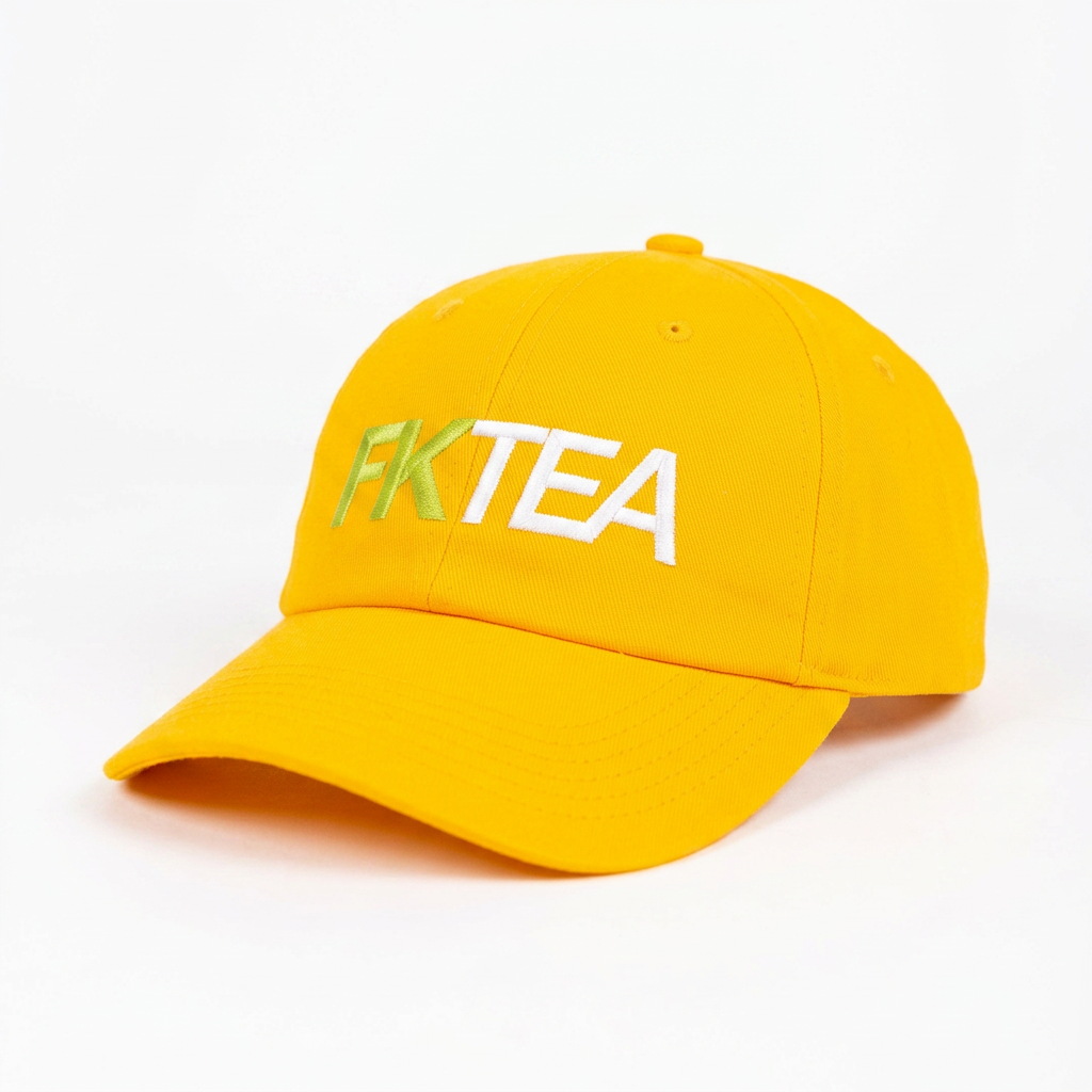 FKTea Cool Dad hat in Gold