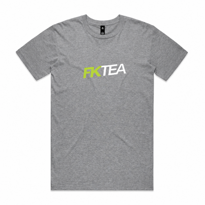 FKTea Slant Logo Athletic Heather mockup