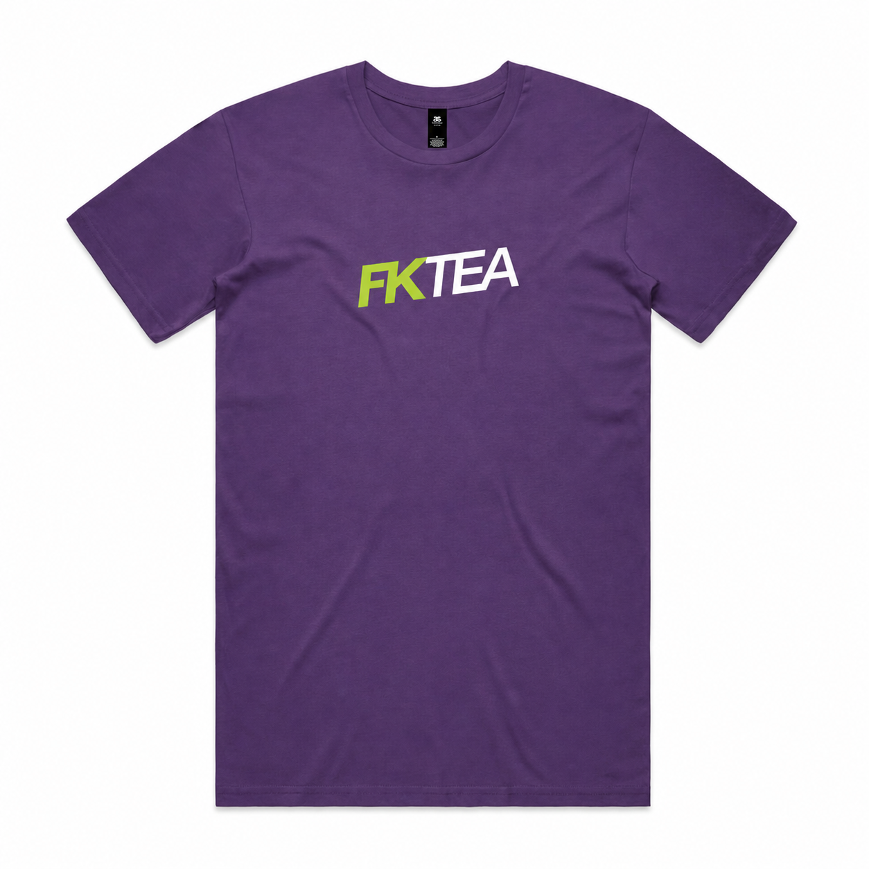FKTea Slant Logo Purple mockup