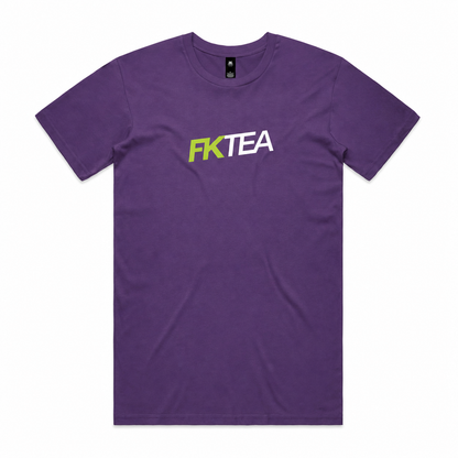 FKTea Slant Logo Purple mockup