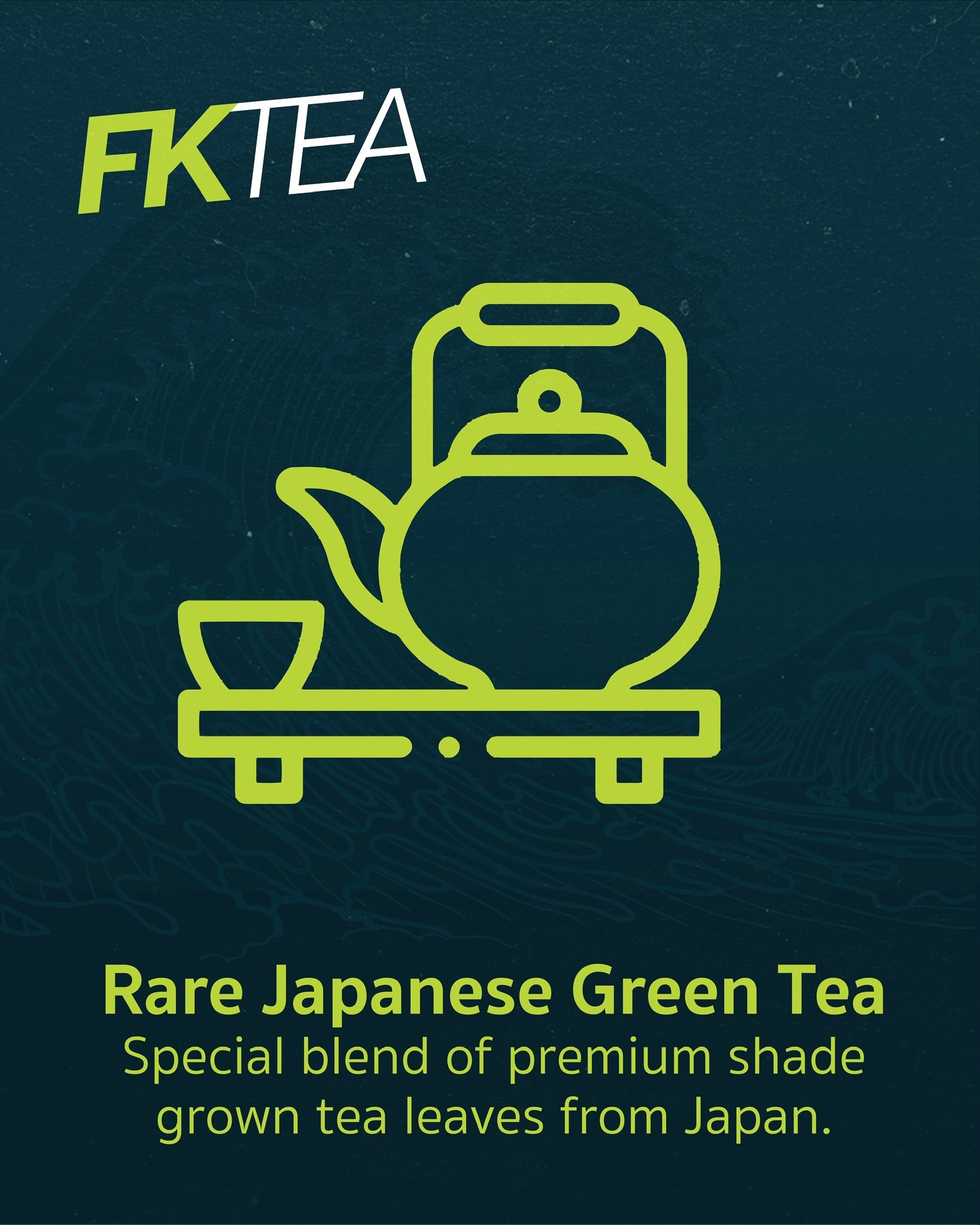 Rare Japanese green tea ingredient infographic
