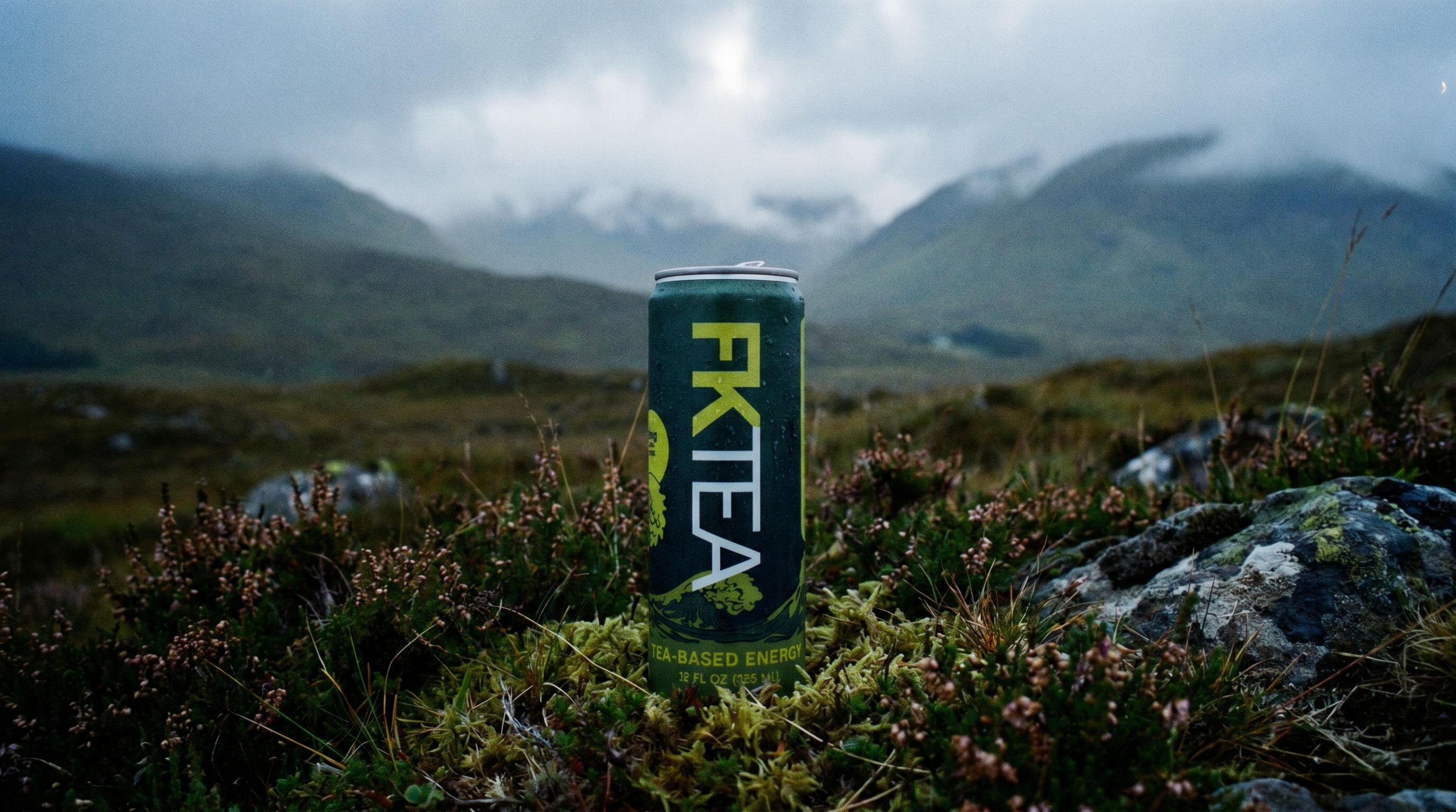 FKTea can in the Scottish Highlands